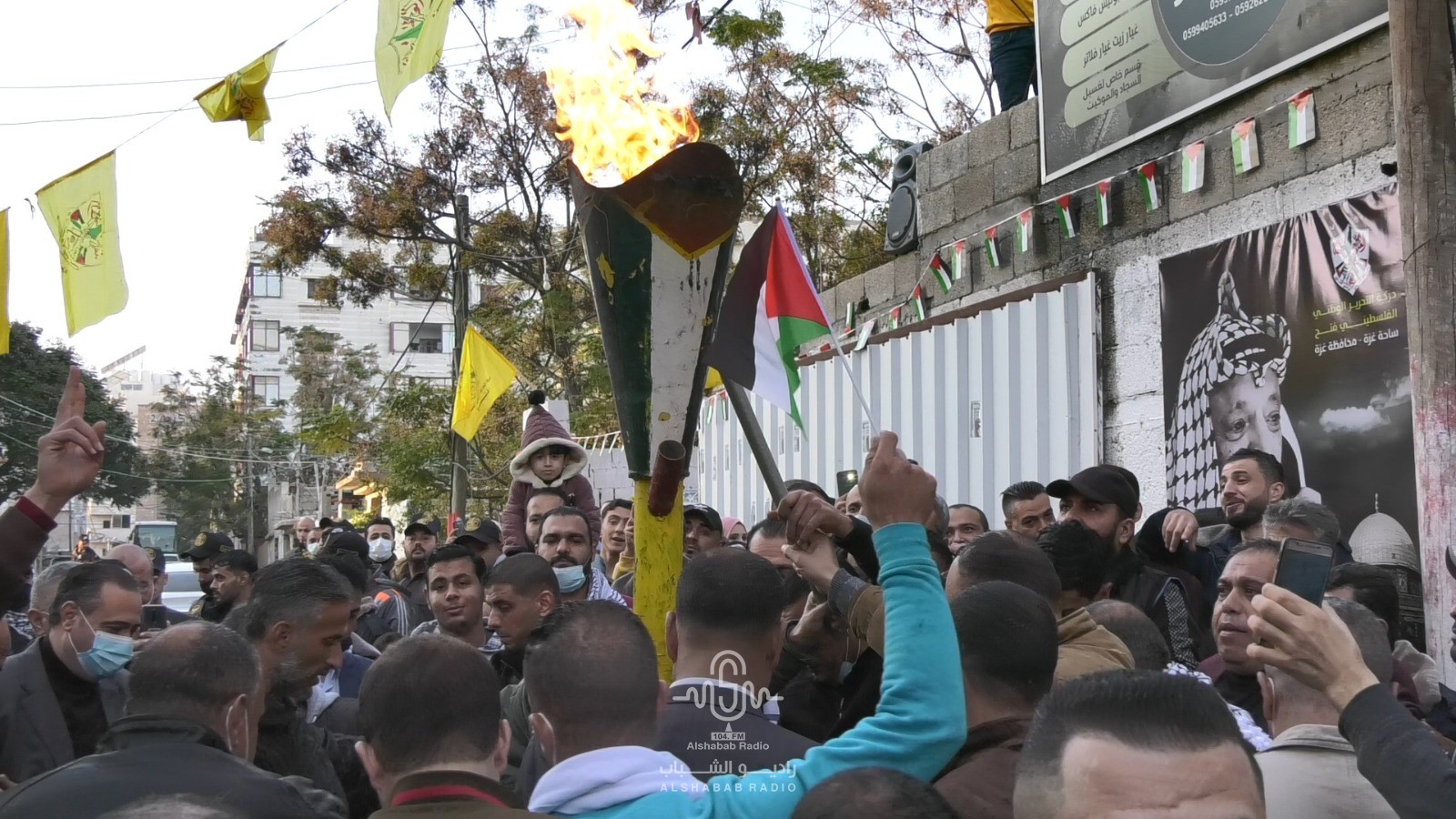خلال اشعال الثورة الفلسطينية وانطلاقة حركة فتح 56